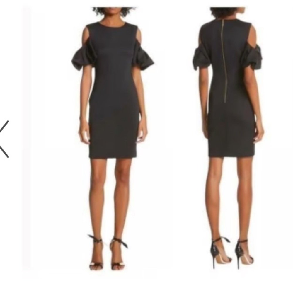 Ted Baker Salnie cold shoulder dress. Worn 1x. Retail 395